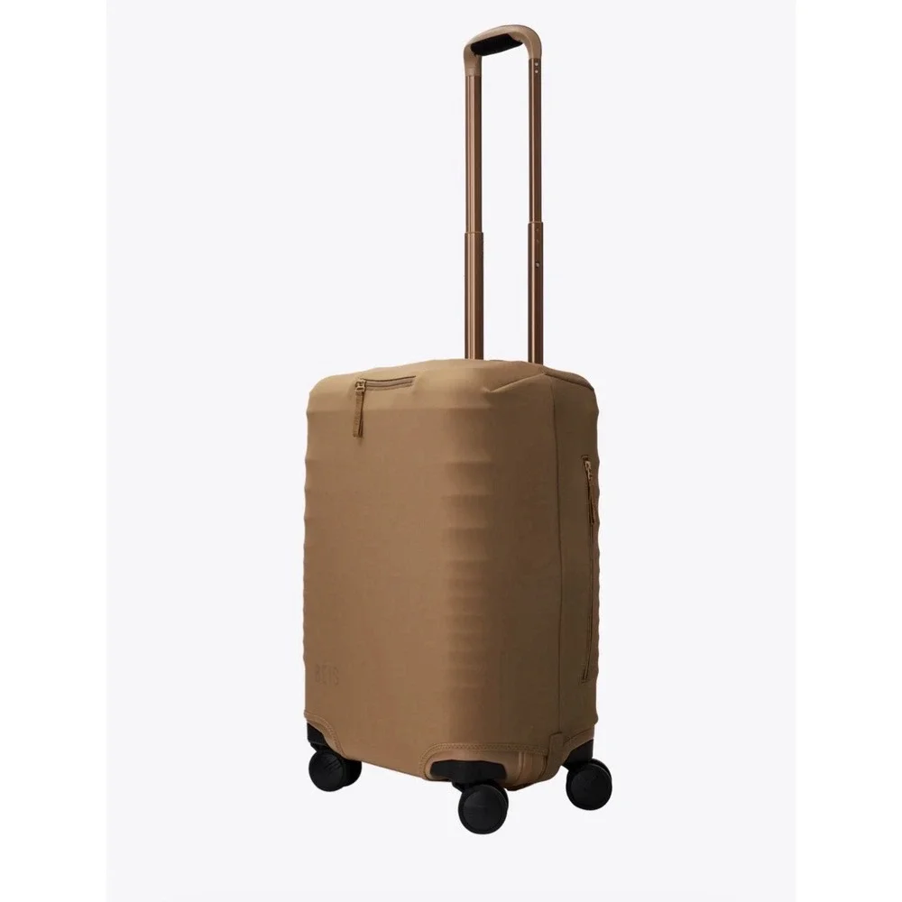 BÉIS Carry-On Luggage Cover Camel NWT $58 Travel Suitcase Protector